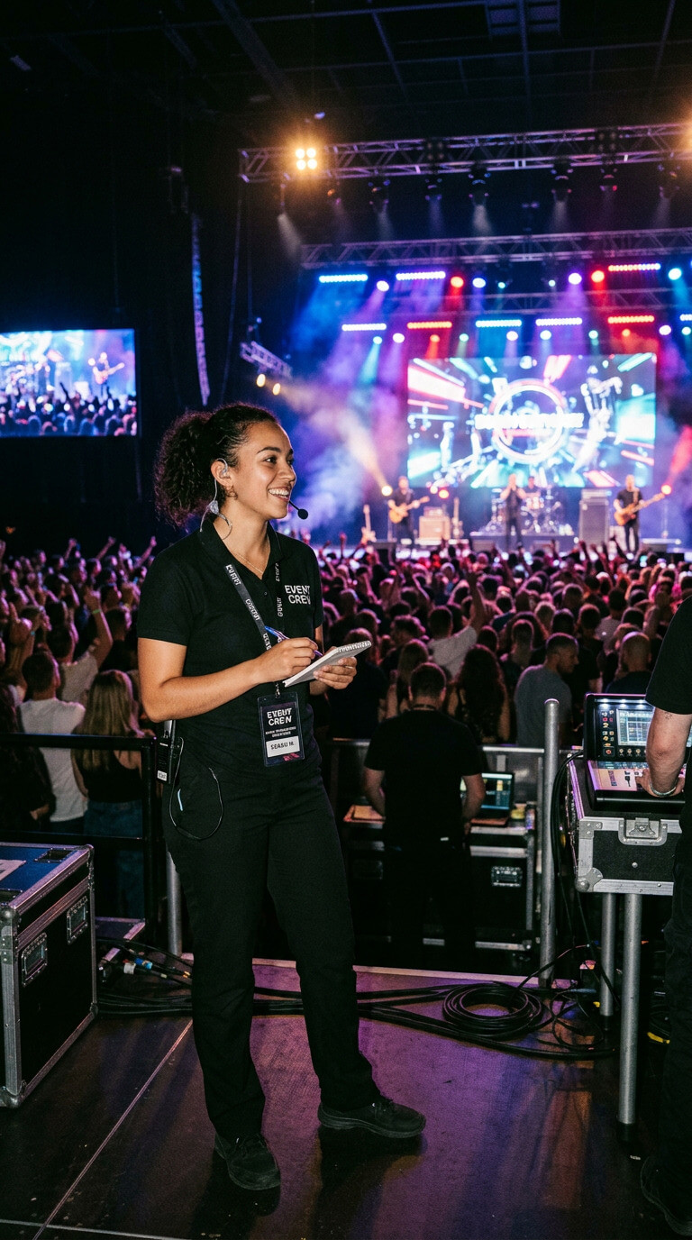Quem quer trabalhar com eventos ao vivo